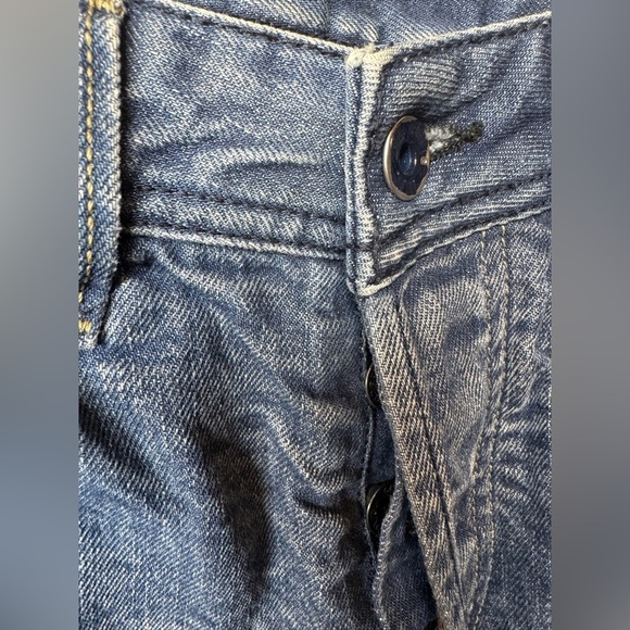 Diesel Men’s Viker Button Fly Medium Blue Wash Straight Leg Y2K Denim Jeans 32 - Picture 4 of 15